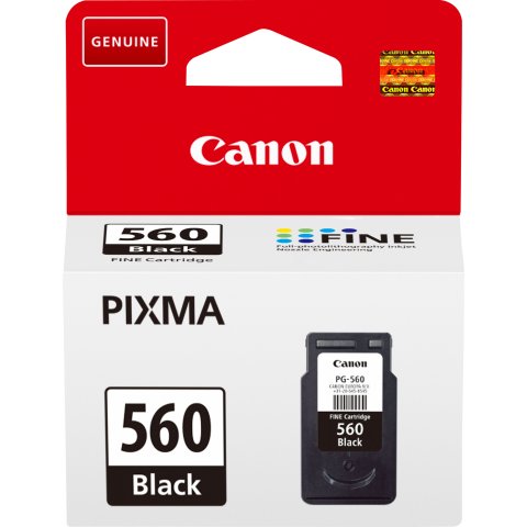 Cartucho Canon Pg560 Negro Original Pixma Ts5350, Ts5351, Ts5352 180 Pag