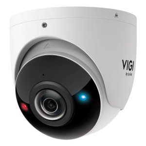 Camara Exterior Ip Tp-link Vigi S485pi 4k 8mp Panoramica 180 Poe Ia Ip67 Ik10 Luz Roja Azul Blanco