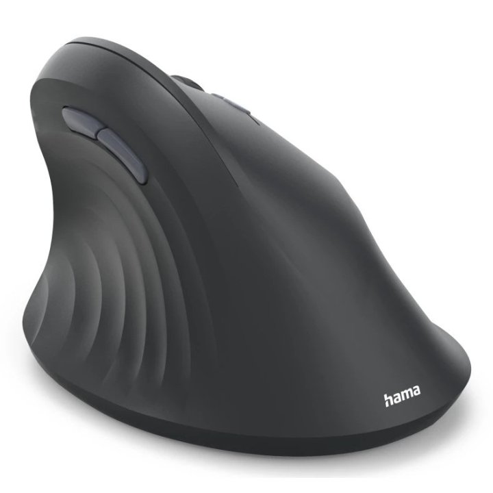 Mouse Hama Wireless Ewm-500r Ergonomic 2.4 Ghz Nano-usb 7 Botones 1800 Dpi Negro