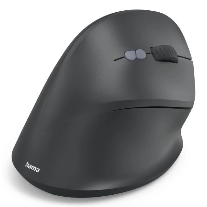 Mouse Hama Wireless Ewm-500r Ergonomic 2.4 Ghz Nano-usb 7 Botones 1800 Dpi Negro