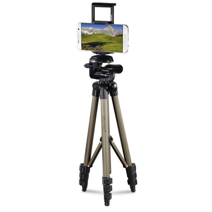Soporte Smartphone Hama 106-3d Extendible 4 Secciones Aluminio Color Beige