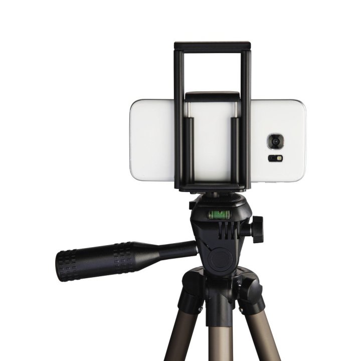 Soporte Smartphone Hama 106-3d Extendible 4 Secciones Aluminio Color Beige