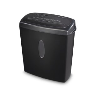 Destructora De Papel Hama Home X10cd 15l Capacidad Corte De 11 Hojas Color Negro