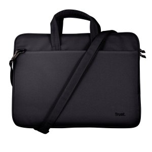 Maletin De Portatil 14" Trust Bologna Slim Eco Compartimento Acolchado Negro
 2