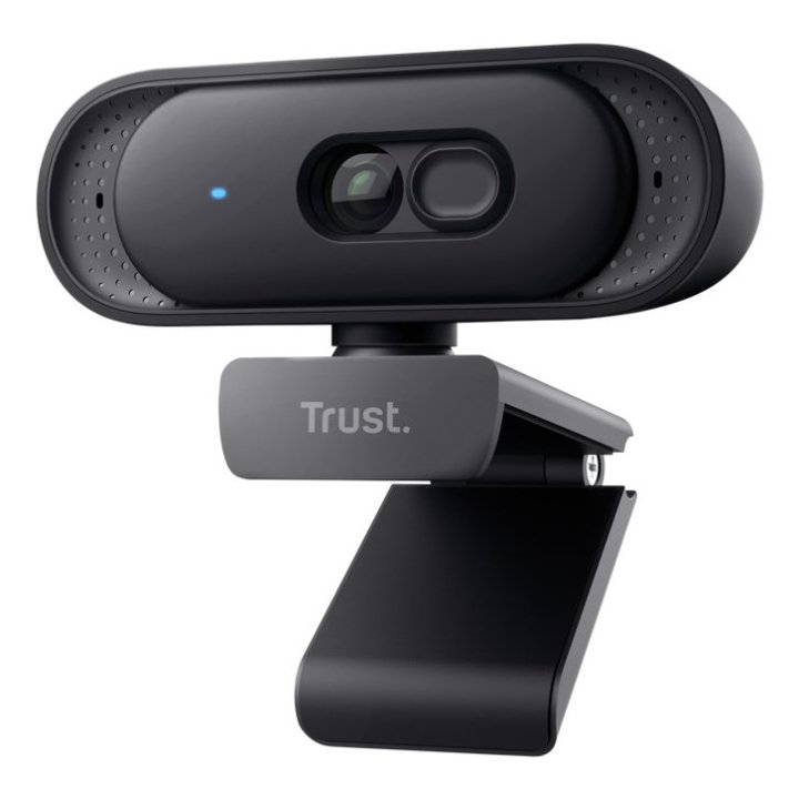 Webcam Trust Tomar 2k Qhd 2560x1440 30fps Fov 76 Grados Privacidad Usb-a Usb-c Negro