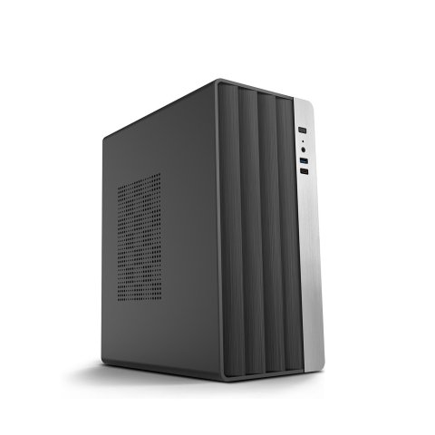 Caja Microatx Coolbox M870 Gpu Max 265mm Acero Resistente Spcc Integrado Puerto Usb-c Negra