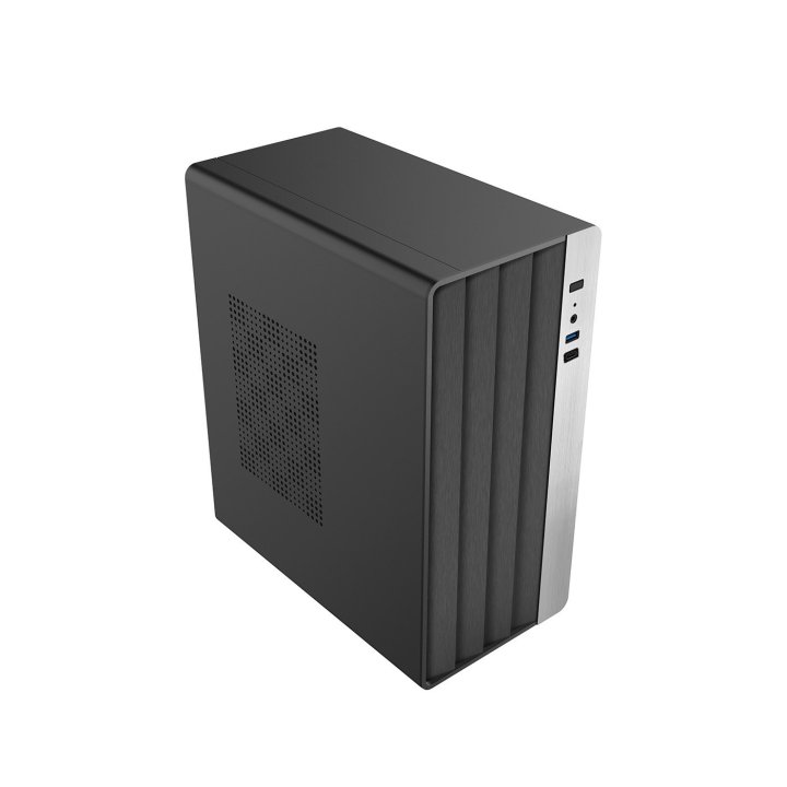 Caja Microatx Coolbox M870 Gpu Max 265mm Acero Resistente Spcc Integrado Puerto Usb-c Negra