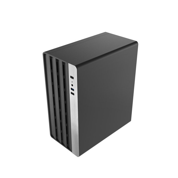 Caja Microatx Coolbox M870 Gpu Max 265mm Acero Resistente Spcc Integrado Puerto Usb-c Negra