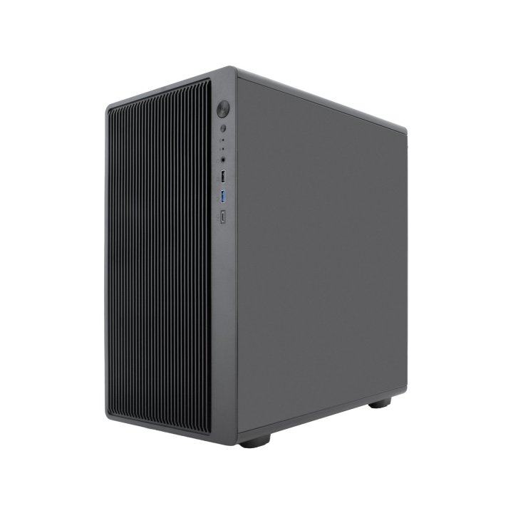 Caja Microatx Coolbox Gm350 Darkface Gpu Max 315mm Cristal Templado Liquida 240mm Usb-c Negra