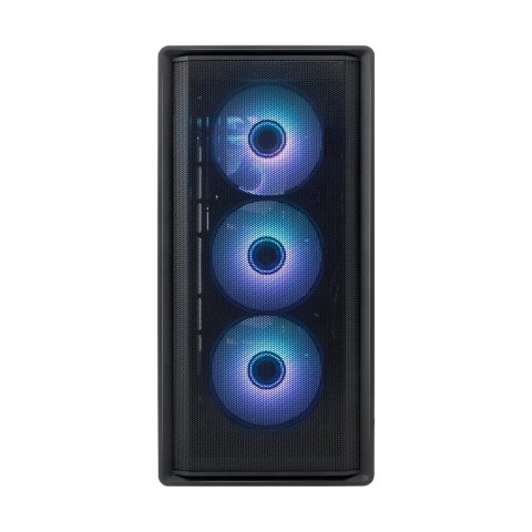 Caja Atx Coolbox Ga700 Darkside Gpu Max 315mm Cristal Templado Liquida 240mm Usb-c Negra