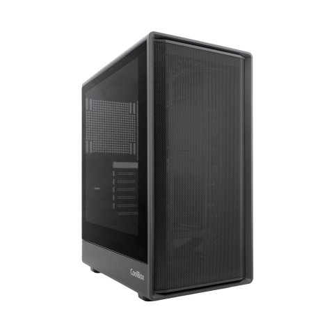 Caja Atx Coolbox Ga700 Darkside Gpu Max 315mm Cristal Templado Liquida 240mm Usb-c Negra
