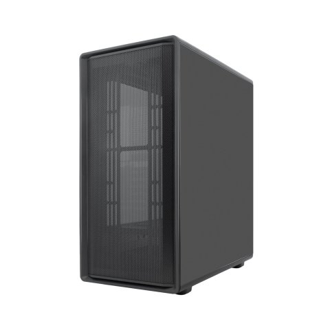 Caja Atx Coolbox Ga700 Darkside Gpu Max 315mm Cristal Templado Liquida 240mm Usb-c Negra