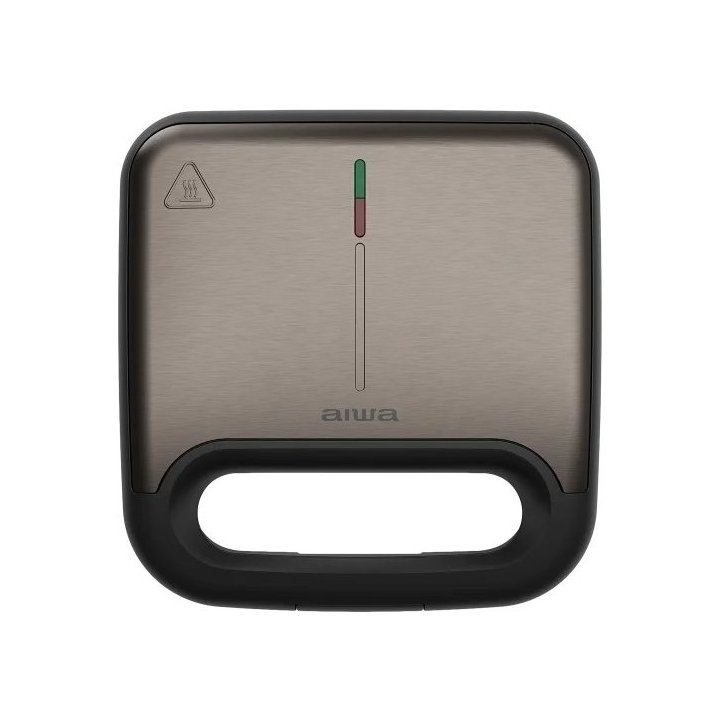 Sandwichera Aiwa Tetsu Asm-750 750w Placas Intercambiables Acero Inox