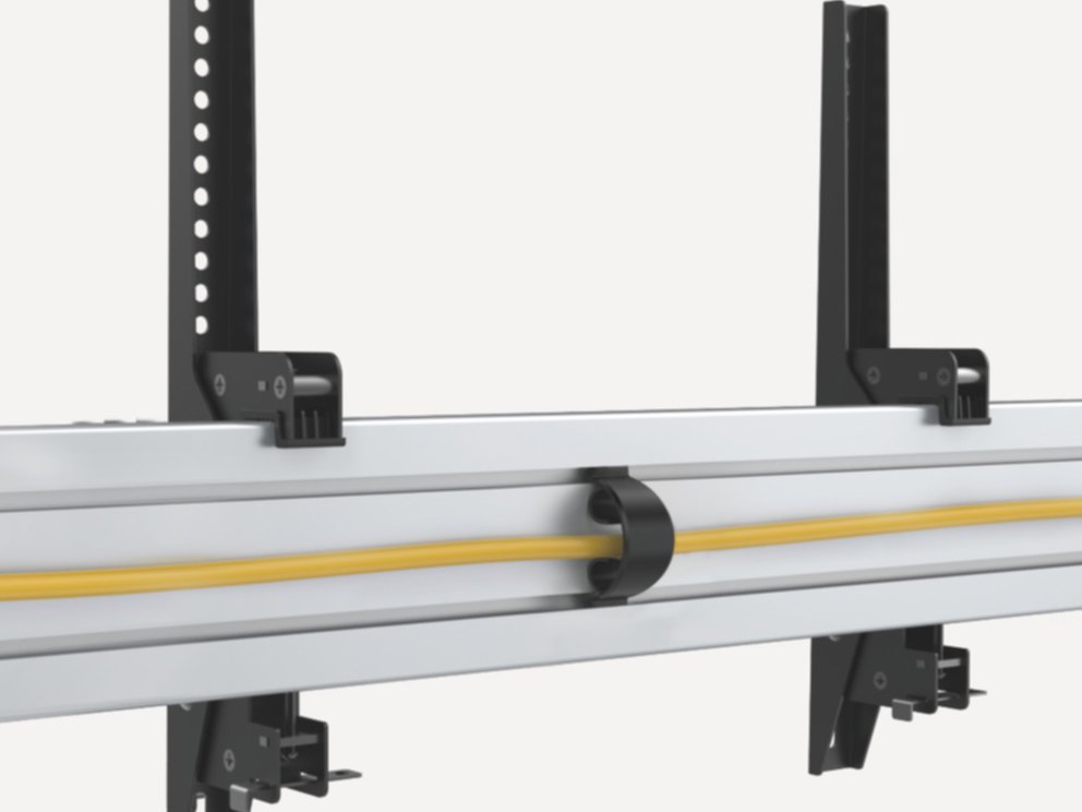 Soporte de Techo Profesional 650374 para 3 Pantallas 45"-50" Inclinable MAX. 50KGS por Pantalla — vista detalle 1