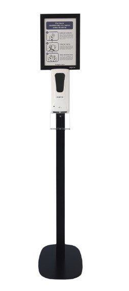 Soporte Ajustable para Dispensador Desinfectante Manos Appsanitizer Incluye Cartel Informativo 2
