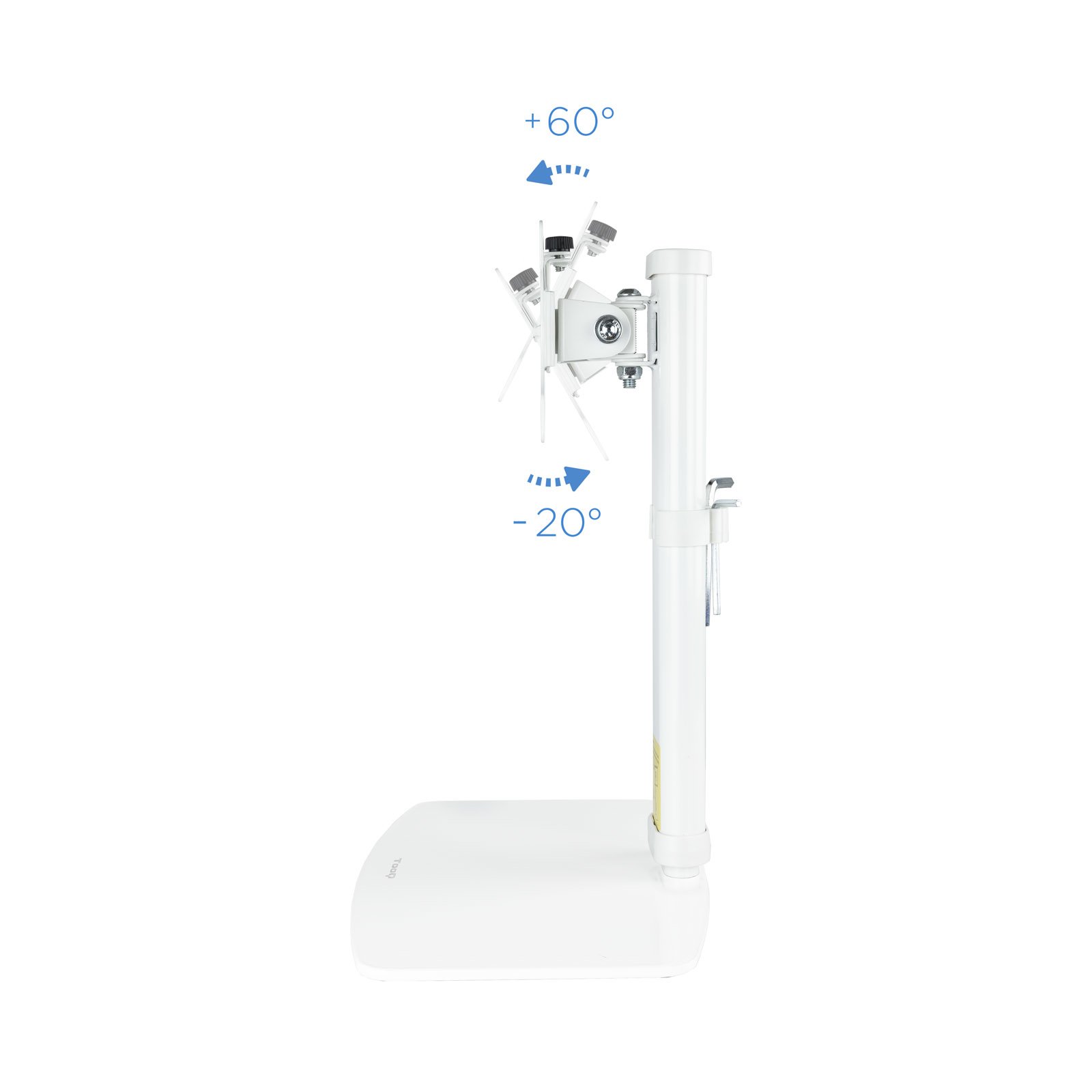 Soporte de Mesa DB1127TN-W para 1 Pantalla de 17-27" MAX. 6KG VESA 75X75 y 100X100 Blanco — vista detalle 2