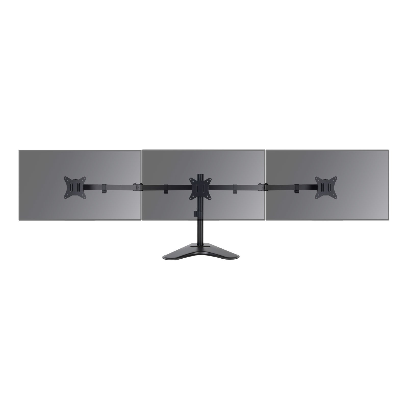 Soporte de Mesa con BASE DB1704TN-B para 3 Pantallas de 17" a 27" Max 7KG por Brazo VESA 75X75 y 100X100 Negro — vista detalle 2