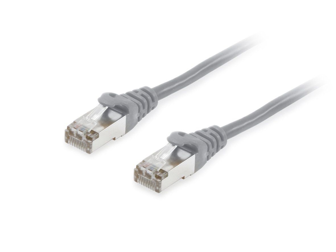 EQUIP Latiguillo Cat.6A S/FTP 3m — Cable apantallado LSOH gris — vista detalle 1