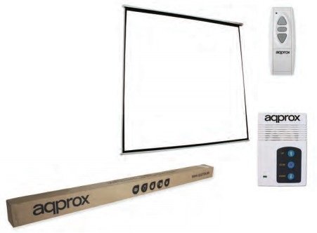 Pantalla Mural Electrica (166") 300x300 Proyector TECHO/P...