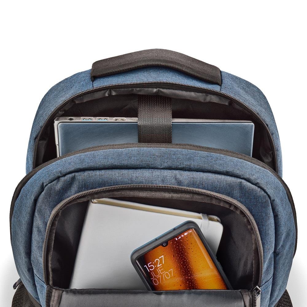Mochila 15.6" Sacks Charter Azul Oscuro Jaspeado — vista detalle 1
