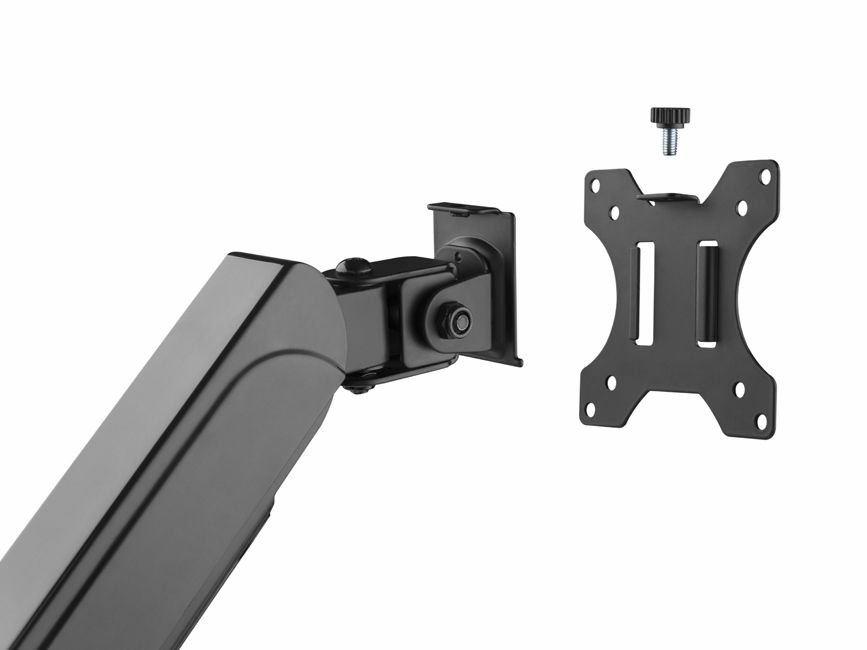 Soporte de Mesa 650132 para 1 Pantalla 17" - 32" Muelle de GAS Inclinable y Giratorio 360§ Max VESA 100X100 hasta 9KG — vista detalle 1