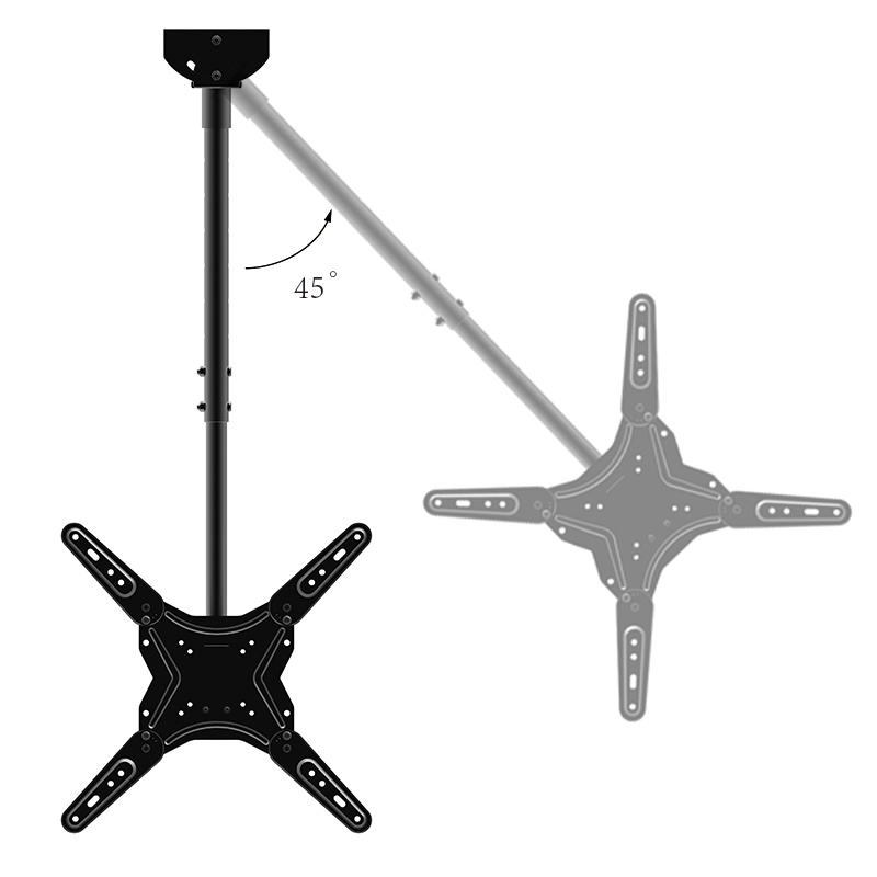 Soporte de Techo APPSTT03 para Pantalla 17" - 55" con Sistema de Pendulo para Techo Approxs Inclinados MAX. VESA 400x400 hasta 40KG — vista detalle 1