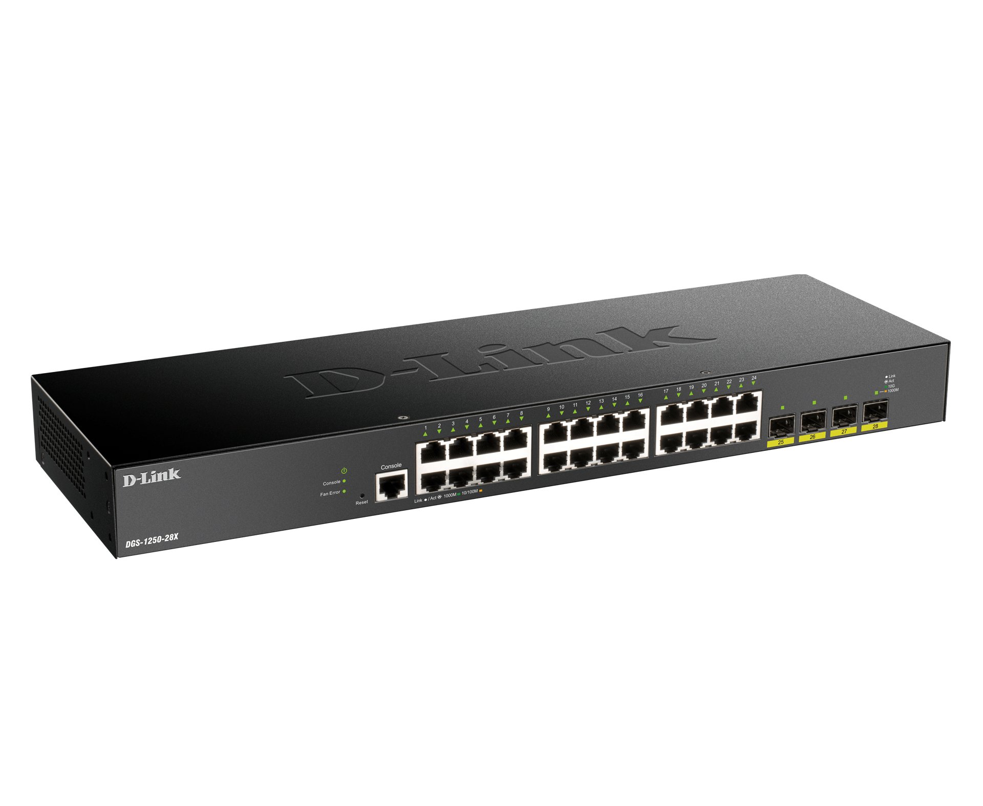 Switch Semigestionable DGS-1250-28X/E 24P GIGA + 4P 10G Sfp+ Capacidad de Switching 120GBPS — vista detalle 1