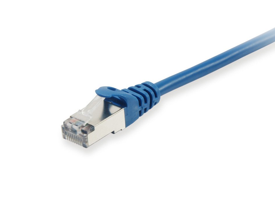 EQUIP 605537 — Cable S/FTP Cat.6 apantallado 0,5m azul — vista detalle 1
