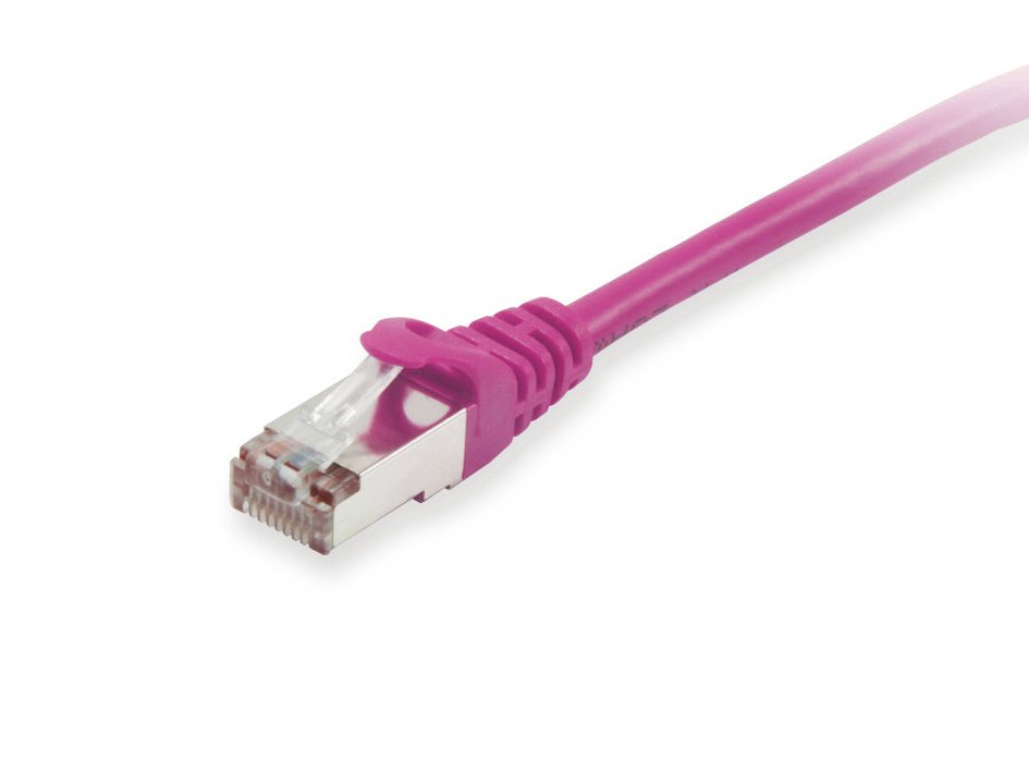 EQUIP 605558 — Cable de red Cat.6 apantallado 15m morado — vista detalle 1