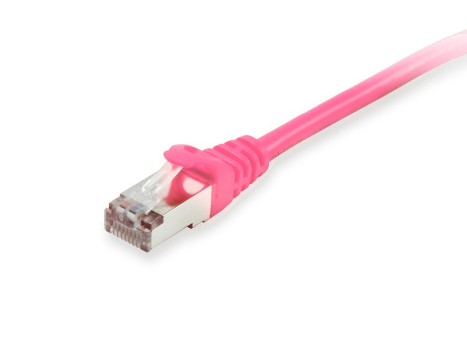 Equip Cable Red S/FTP Cat.6 0,5m Rosa Libre Halógenos — vista detalle 1