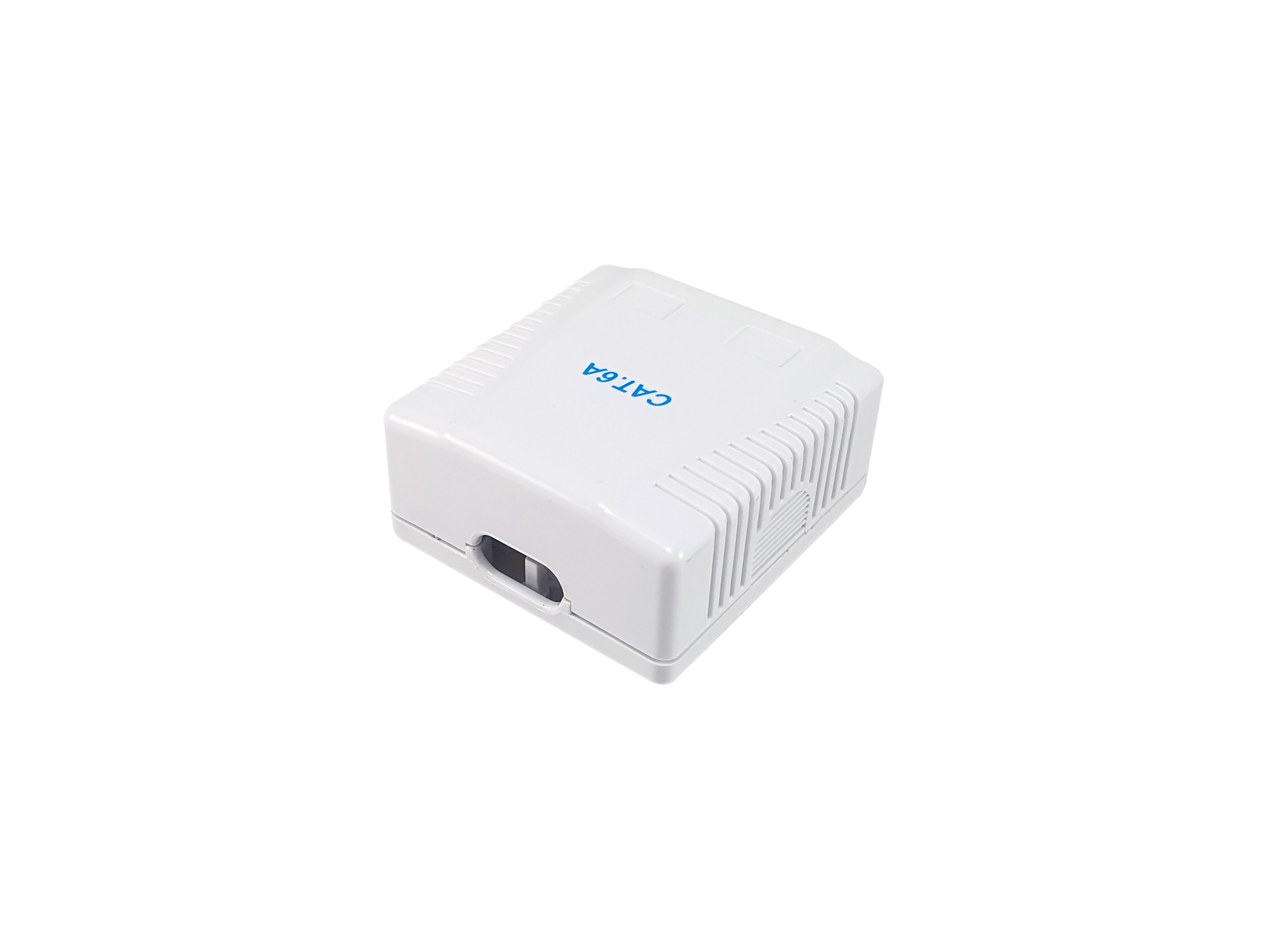 EQUIP 235216 — Roseta superficie Cat. 6A 2x RJ45 blanco — vista detalle 1