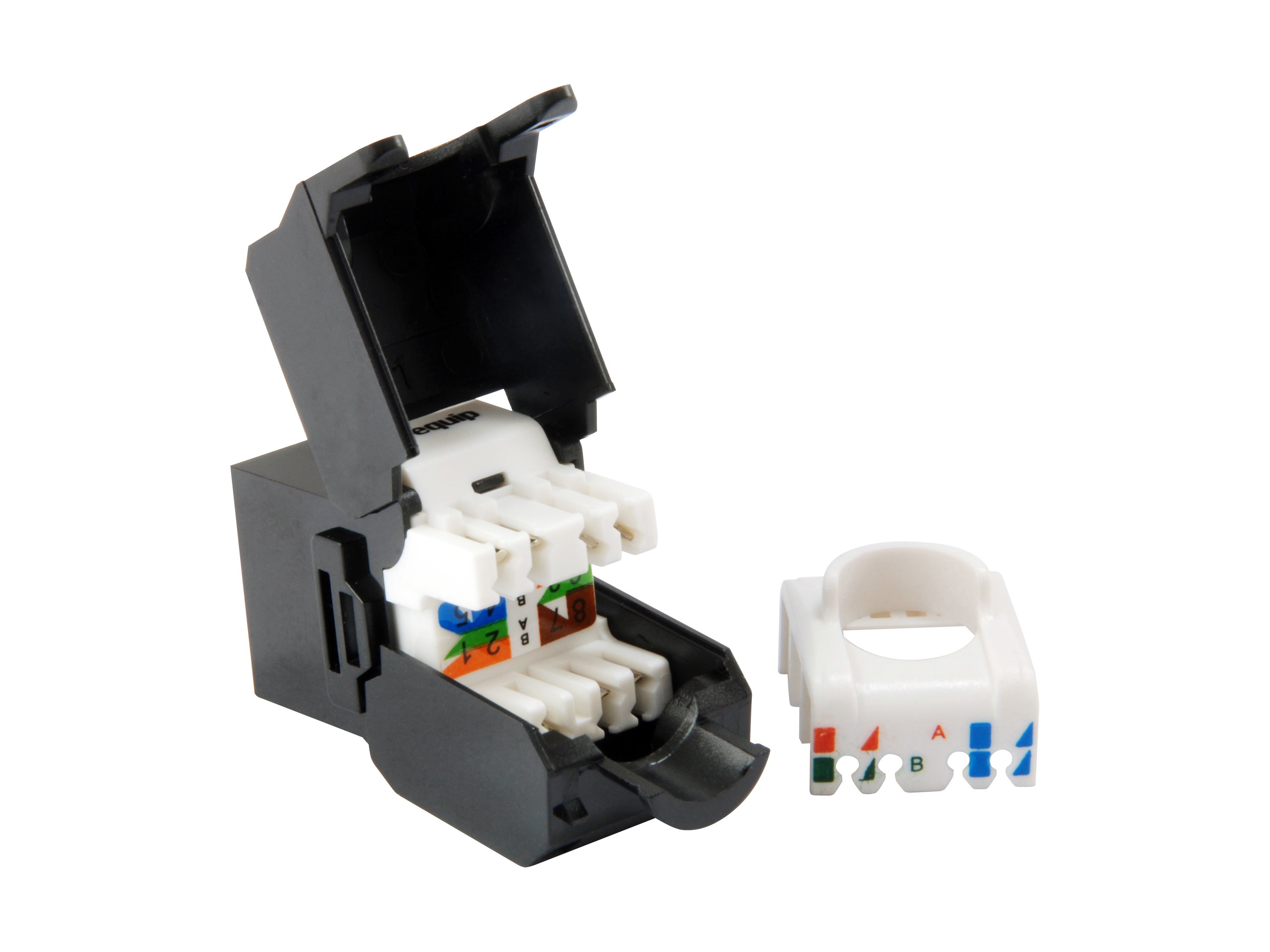 EQUIP 769226 — Kit 8 conectores RJ45 hembra CAT6A tool-free — vista detalle 2