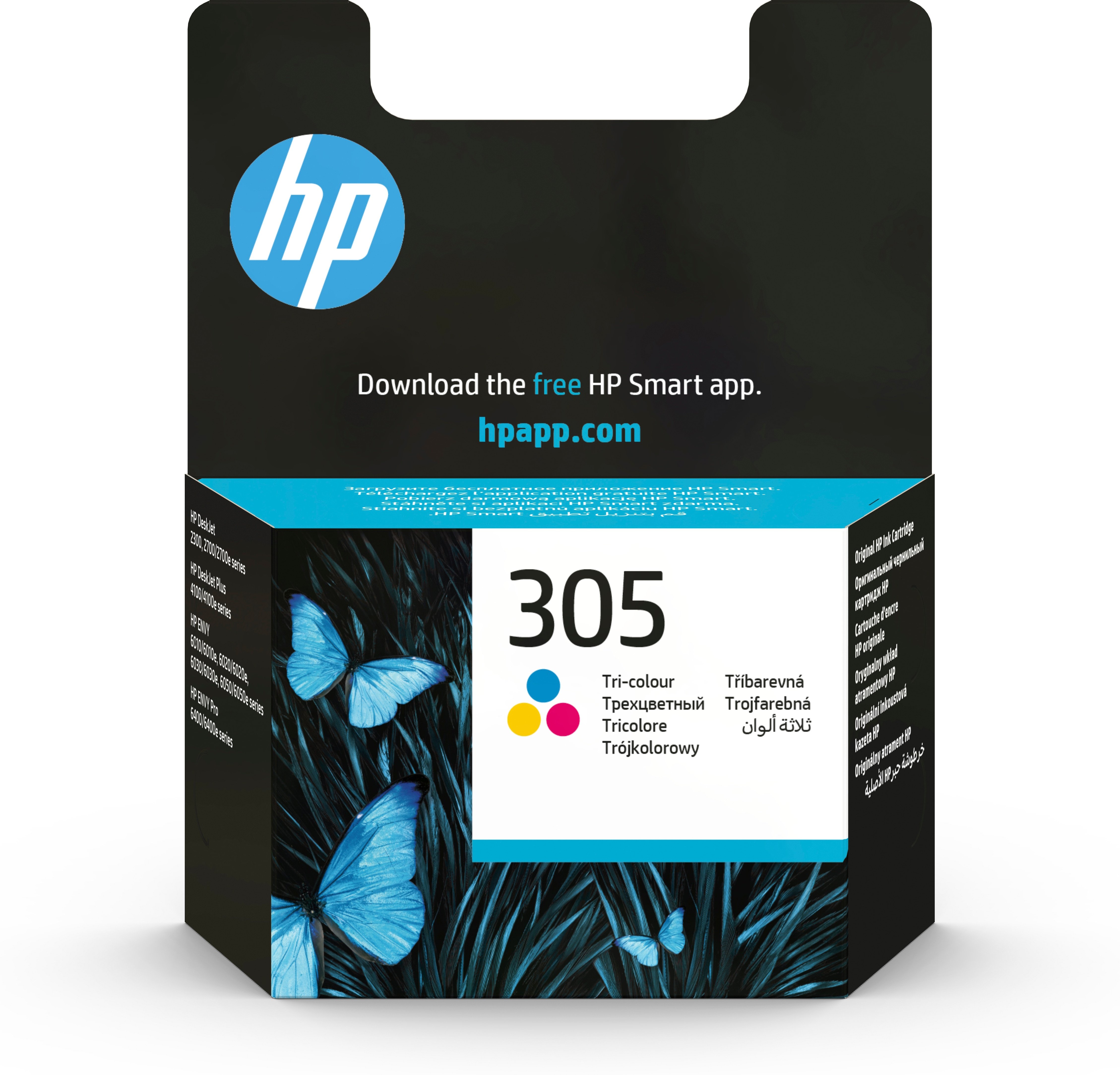 HP Cartucho 305 Color — Compatible con Deskjet y Envy