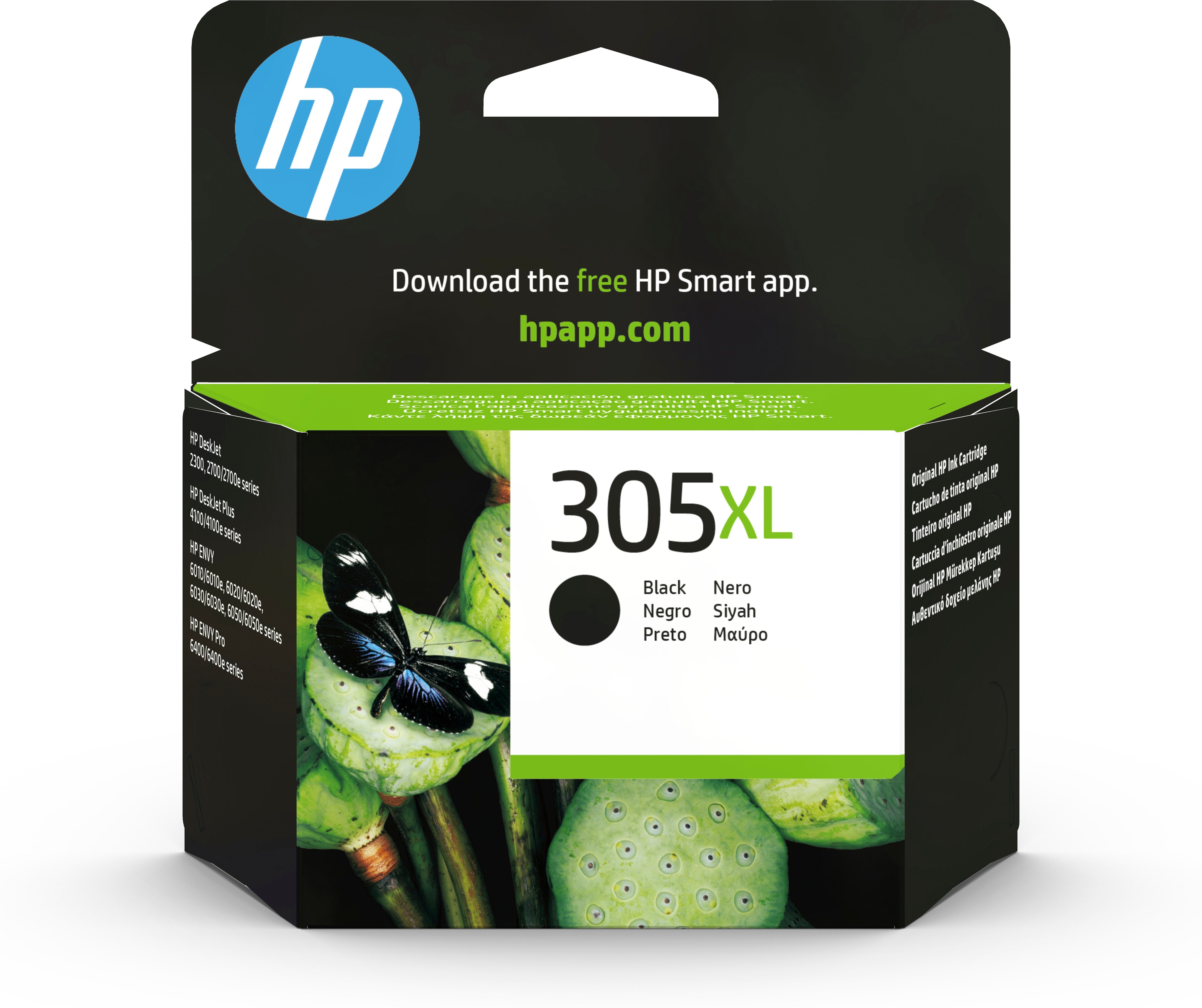 HP Cartucho Nº305XL Negro — Alto rendimiento para DeskJet y Envy 2