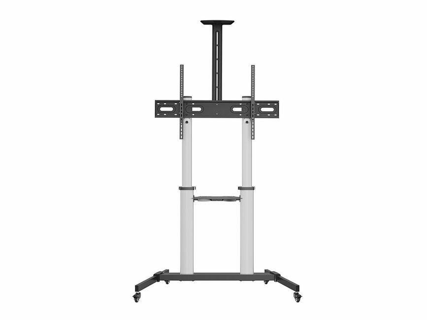 Soporte de Suelo con Ruedas para Pantallas de 60-100" Color Plata Max.VESA 1000x400 — vista detalle 1