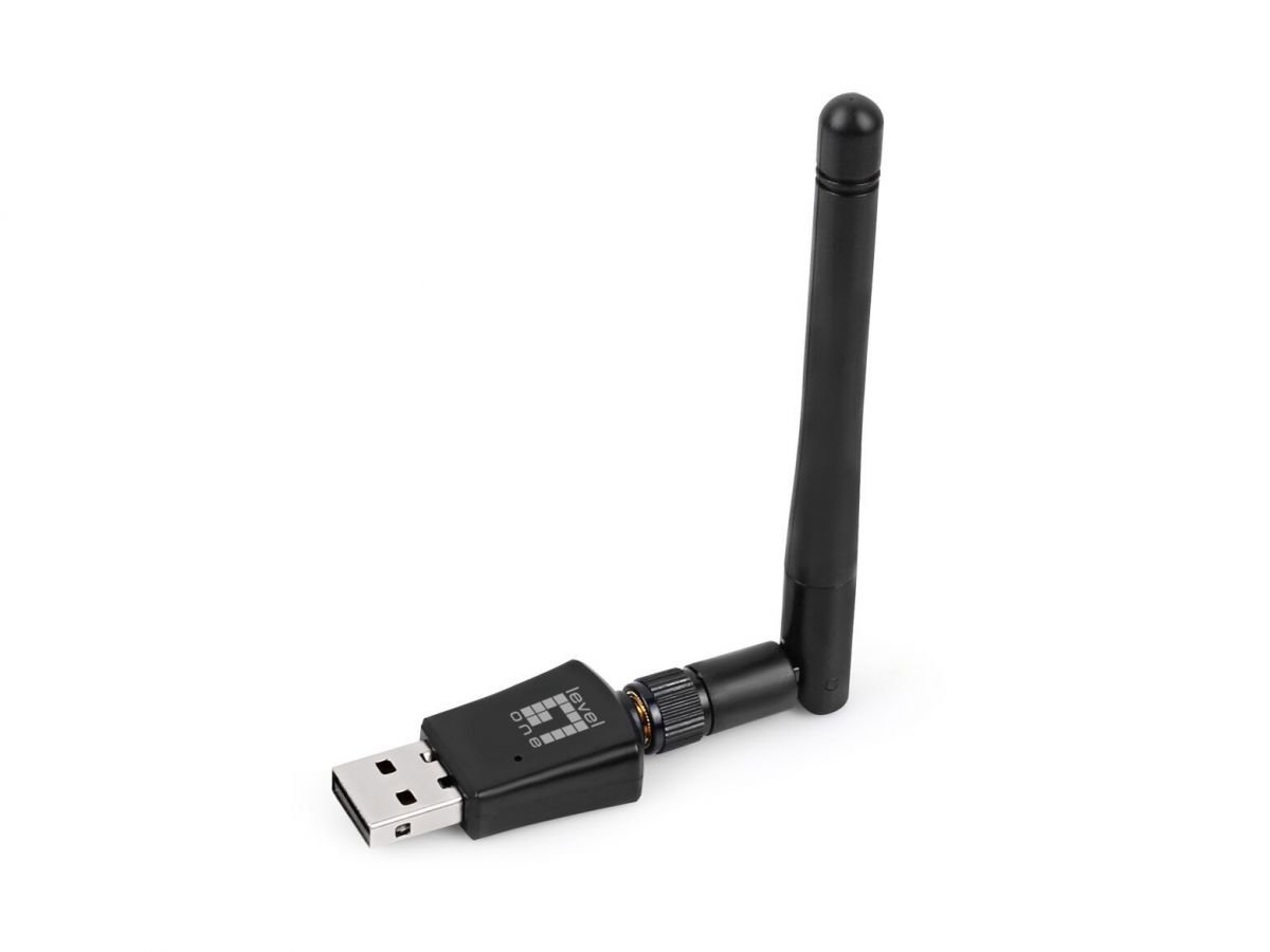 LEVEL ONE WUA-0617 — Adaptador WiFi USB 300Mb antena desmontable
