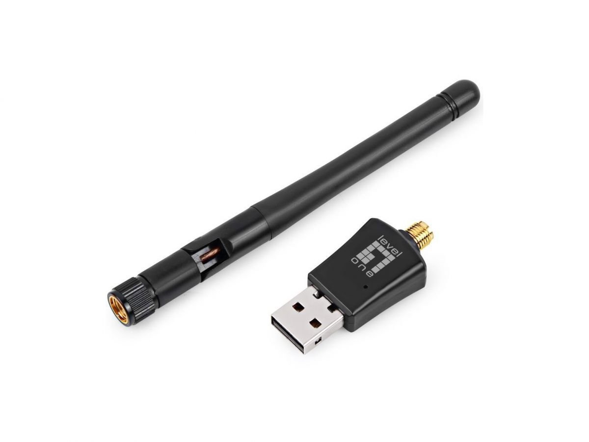 LEVEL ONE WUA-0617 — Adaptador WiFi USB 300Mb antena desmontable 2