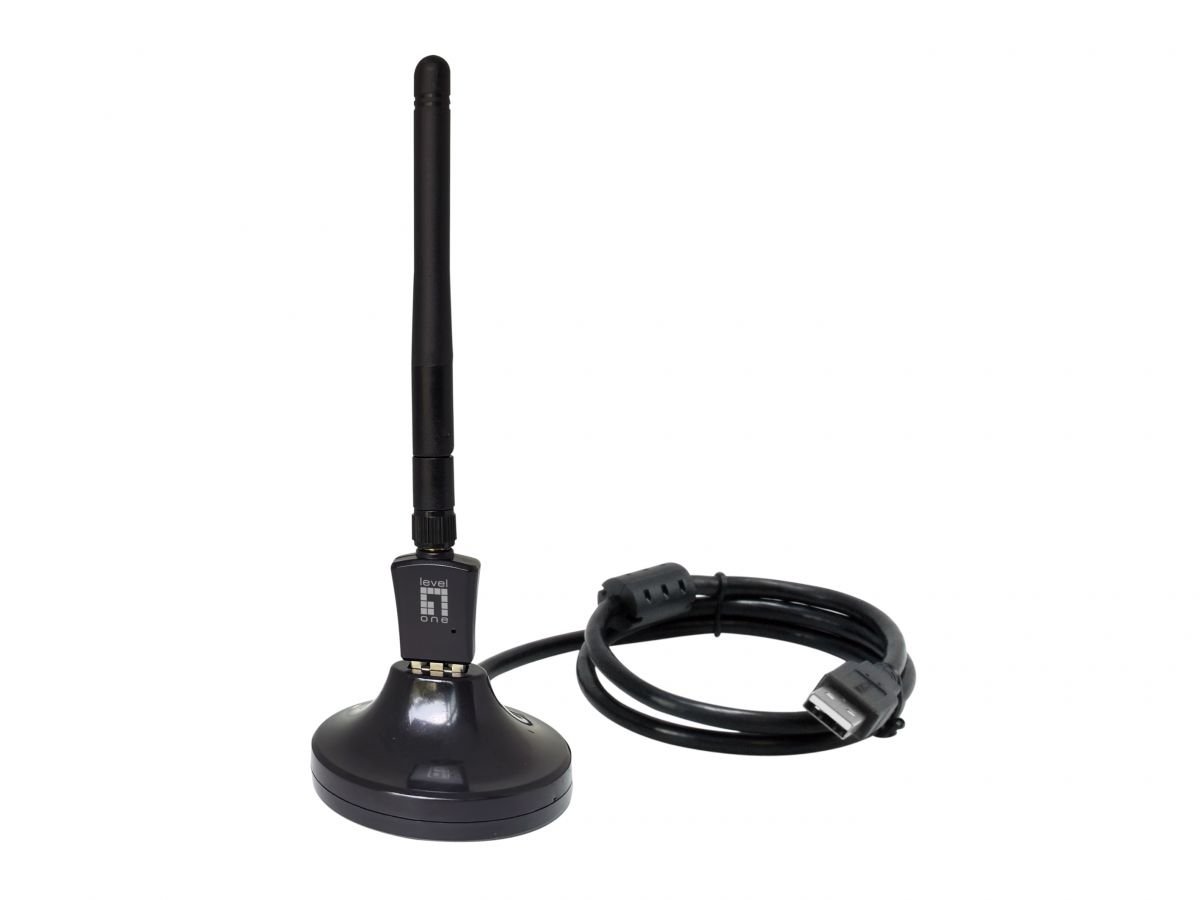 LEVEL ONE WUA-0617 — Adaptador WiFi USB 300Mb antena desmontable 3