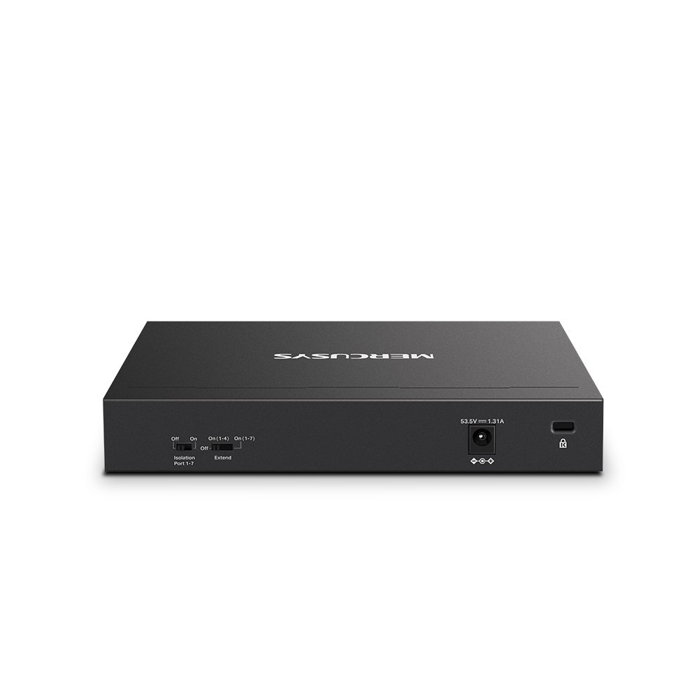 Switch Poe+ no Gestionable MS108GP 8P 10/100/1000 7P Poe+ 65W Ethernet Mini Desktop — vista detalle 2