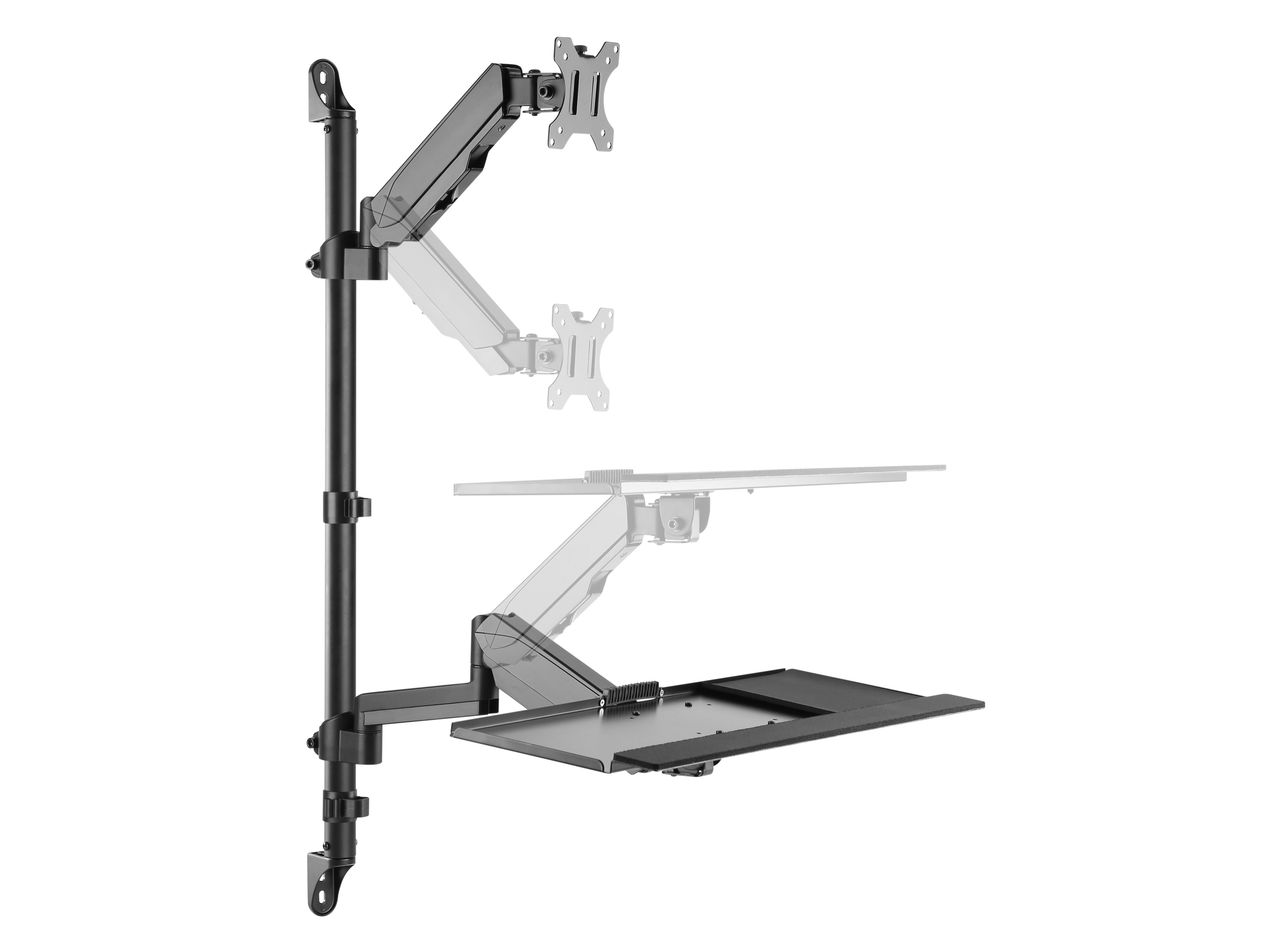 EQUIP 650170 — Soporte de pared para pantalla 17"-32" y CPU 3