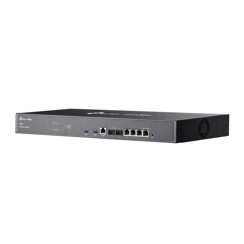 Controladora Cloud Omada TP-LINK OC400 para EAP Routers y Switches Omada 2P 10GE Sfp+ 4P GE RJ45 — vista detalle 1