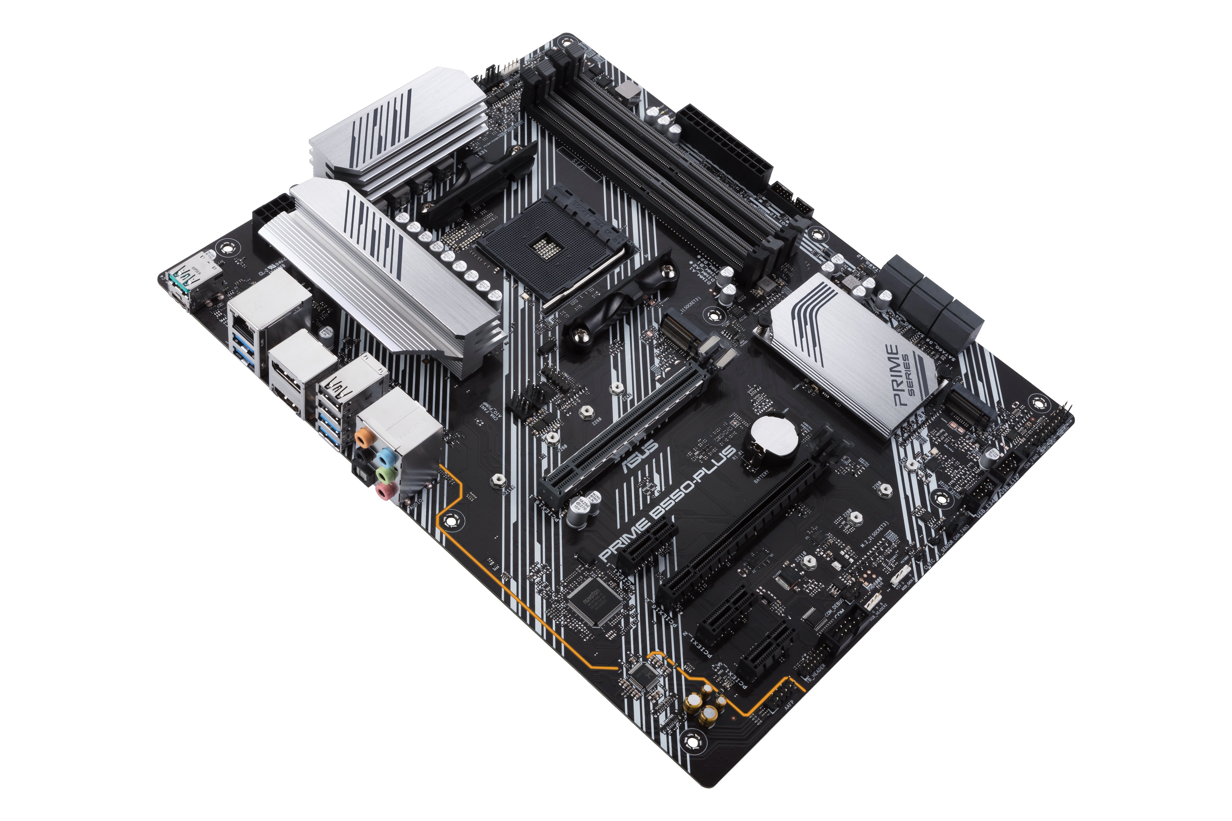 ASUS PRIME B550-PLUS — Placa AM4 ATX con DDR4 3200MHz y 5 slots PCIe 2