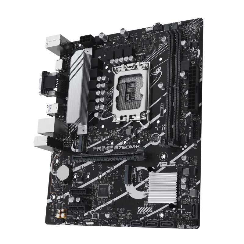 ASUS PRIME B760M-K — Placa base M-ATX socket 1700 con DDR5 5600MHz 3
