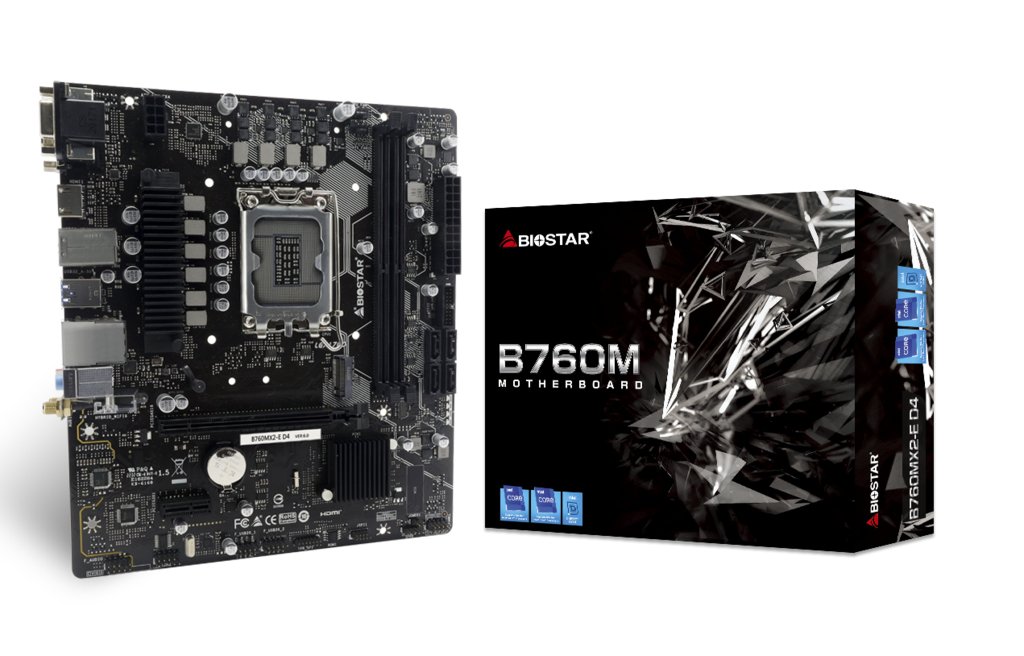 PB B760MX2-E D4 M-ATX Skt 1700 HDMI VGA DVI 2xDDR4 3200MH...