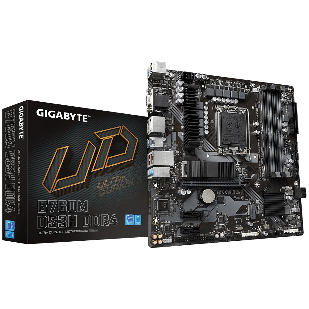 PB B760M DS3H DDR4 M-ATX 12º/13º 4xDDR4 HDMI Displayport...