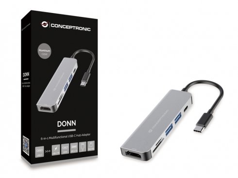 CONCEPTRONIC DONN02 — Docking USB-C con HDMI y carga 60W 2