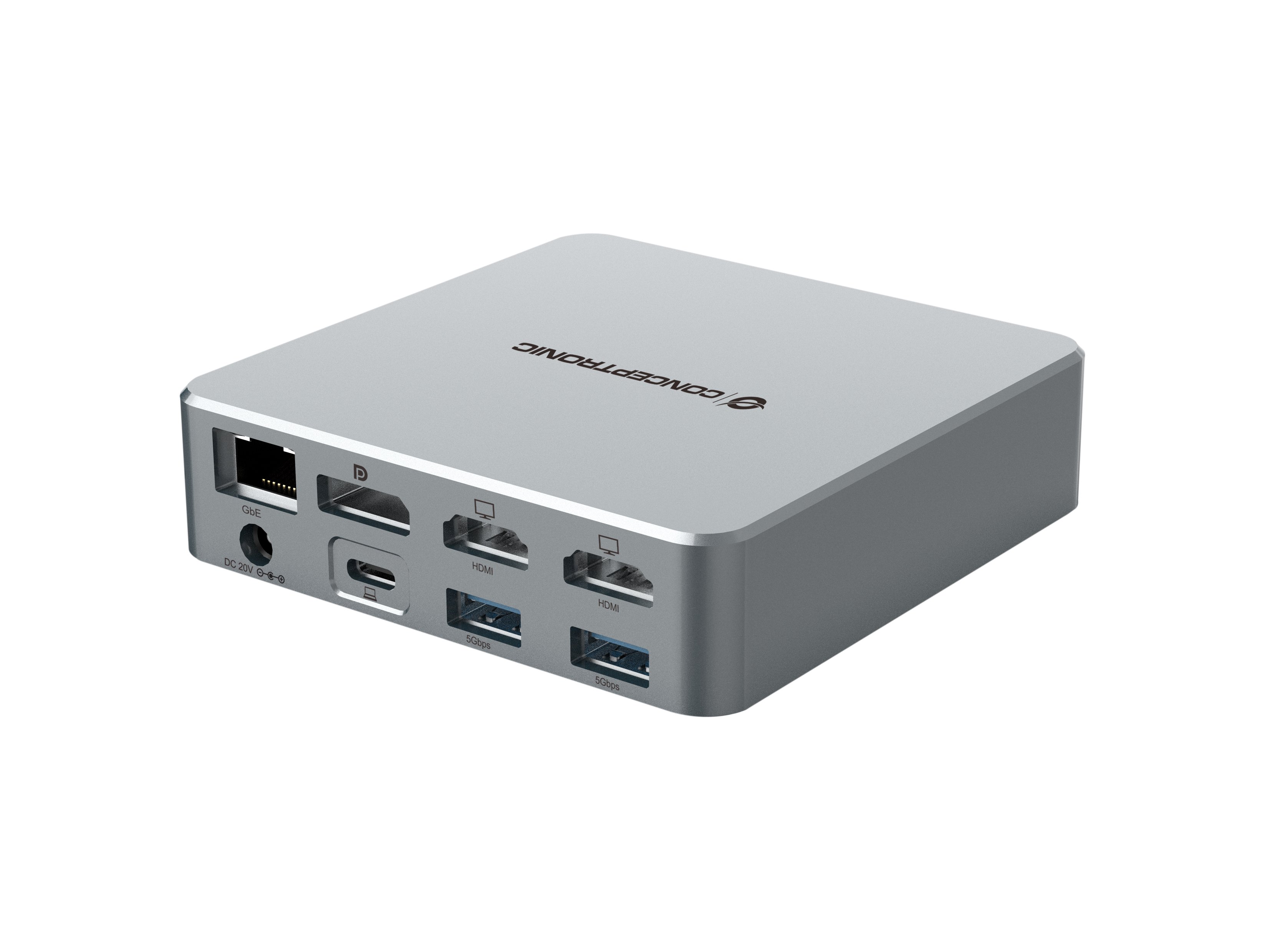 CONCEPTRONIC DONN25G — Docking USB-C con dual HDMI 4K y DisplayPort — vista detalle 1