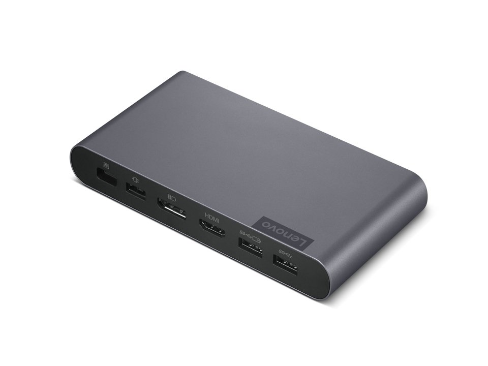 Lenovo Docking USB-C — 90W, HDMI y DisplayPort — vista detalle 1