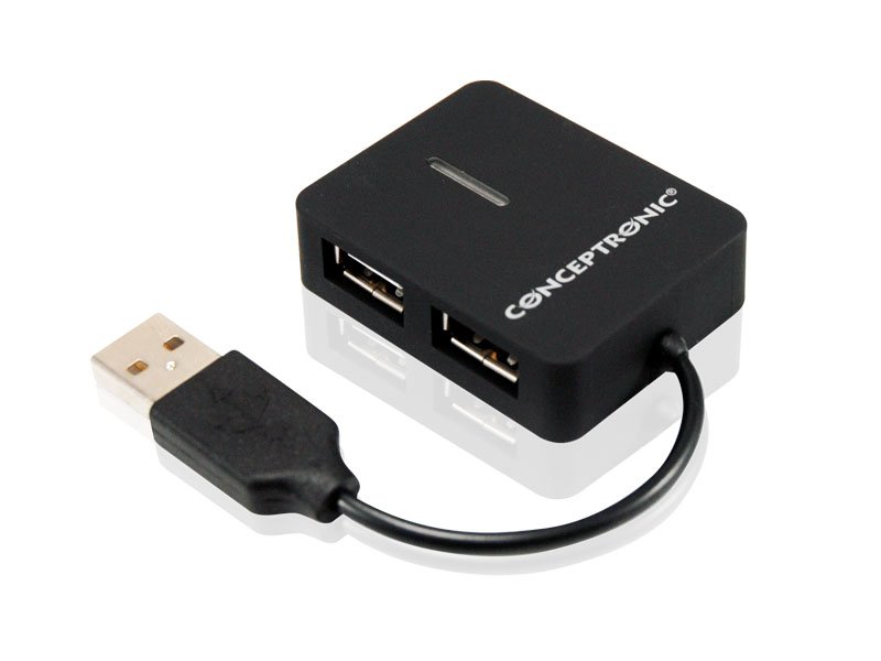 HUB USB 2.0 C4PUSB2_V3 a 4xUSB-A 2.0 Mini HUB Pocket C05-129 — vista detalle 1