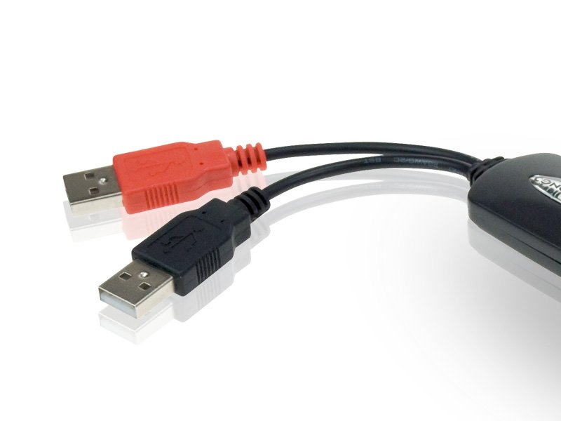 CONCEPTRONIC Hub USB 2.0 — 3 puertos USB + Mini USB 2
